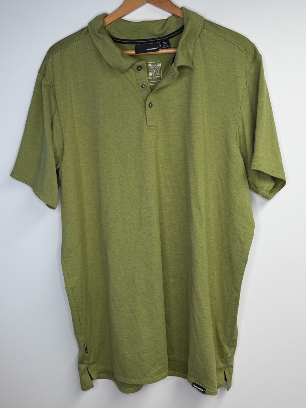 Truewerk Men’s Edo Polo Green Size XXL